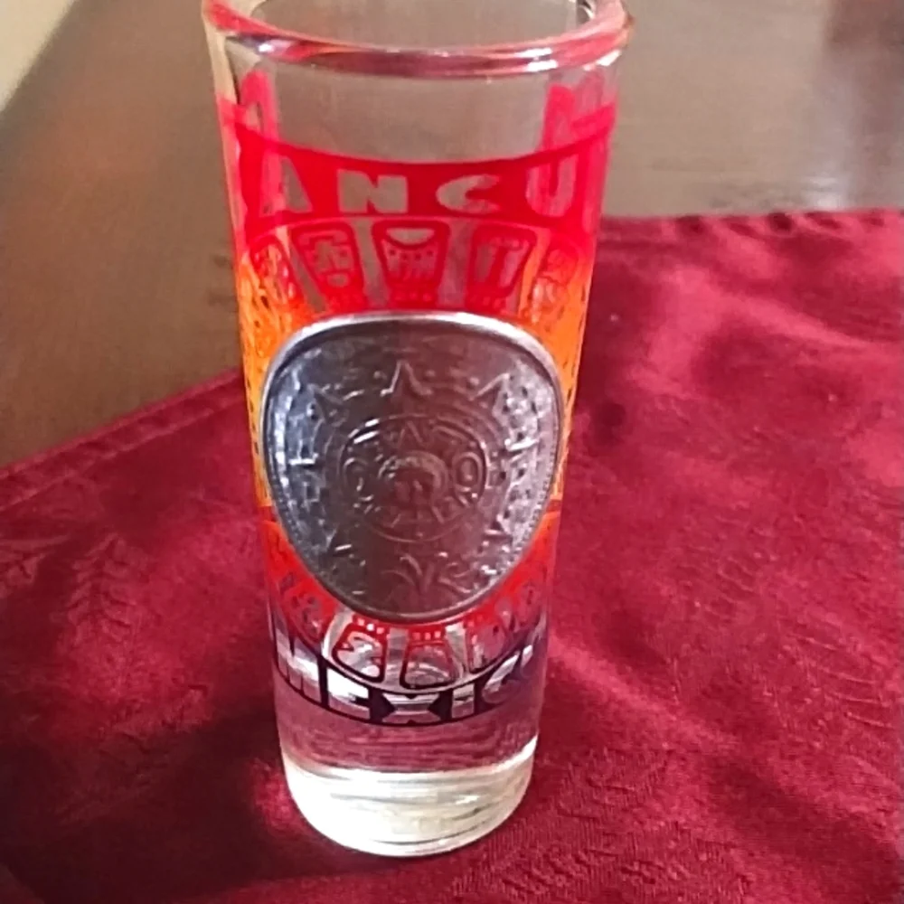 2 Tequila Shot Glass. New, No Tags.